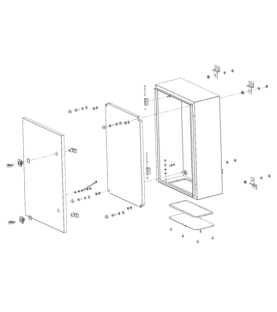 Armoire à commutateur compact