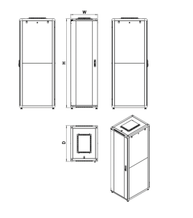 Netzwekschrank FORCE-XN - W 600