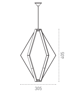 Lampe de suspension Diamond