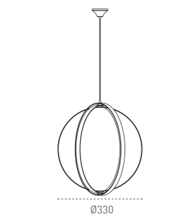 Lampe de suspension Ring