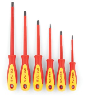 Screwdriver électrique VDE set, 6 pièces, 1000V